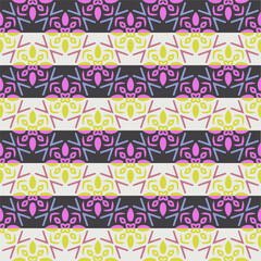 Abstract ethnic rug ornamental seamless pattern.Perfect for fashion, textile design, cute themed fabric, on wall paper, wrapping paper and home decor.
