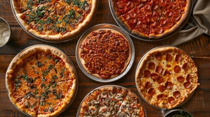 Sampling different crust styles from New York thin to deep-dish Chicago, each with its charm. -