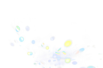 Lens flare png green light overlay effect on transparent background