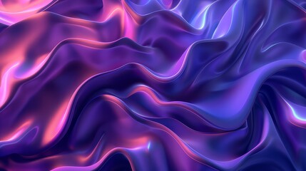 Obraz premium Abstract waves shape glowing in ultraviolet spectrum. Background for banner, backdrop or texture for 3D mapping