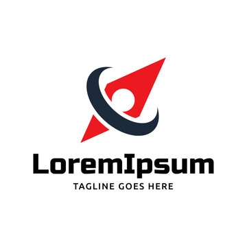 Compass Global Globe Earth Adventure GPS navigation logo design. Vector Illustration