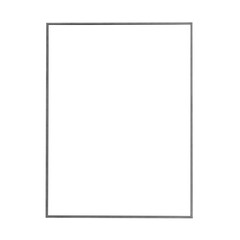 Simple picture frame png sticker, transparent background