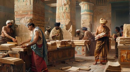 Ancient Egyptian Library