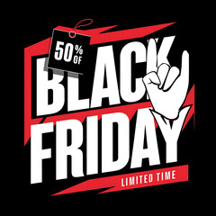Black Friday design for advertising banners leaflets and flyers