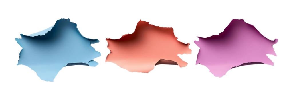 Torn paper piece isolated on transparent background