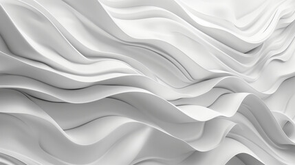 Fototapeta premium Abstract White Swirling Waves ..