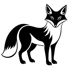 High-Quality Vector Art of Fox for Graphic Design Projects
