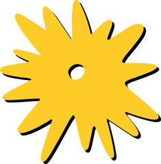 Comic-style explosion clouds with bold speech bubbles, dynamic sound effects, and vibrant pop art text frames.