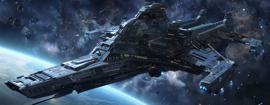 Cosmic Confrontation: Battlecruiser Showdown
