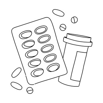 recommend clip art: PNG medicine & pills doodle illustration, transparent background