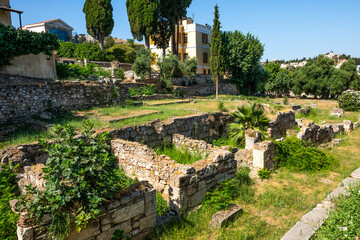 Grèce, Athènes, La bibliothèque de Pantainos © Alonbou