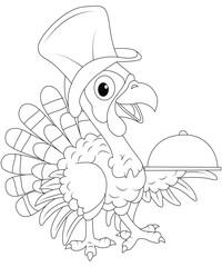 thanks giving coloring page for kids and adults both,