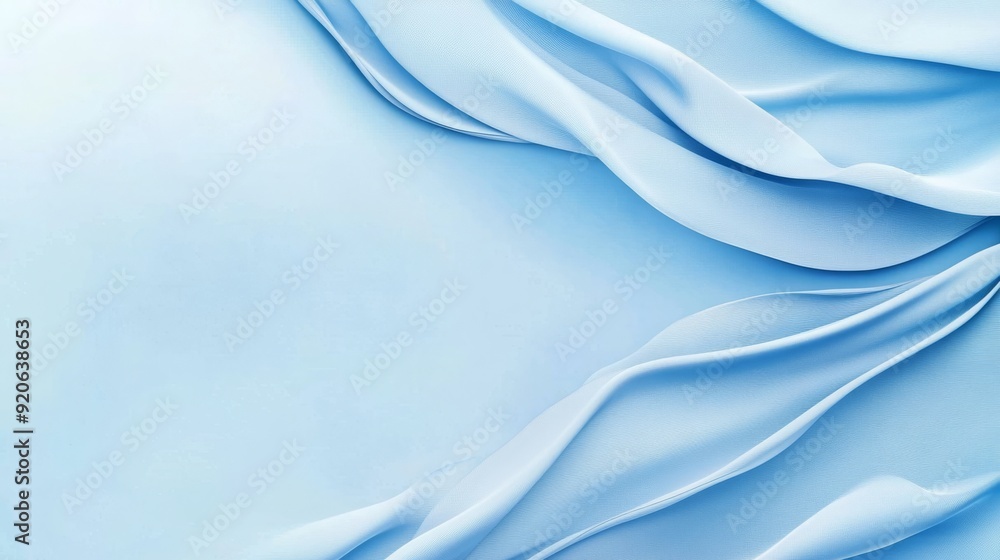 Poster serene abstract blue background with soft light gradients for creative projects