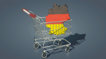Deutschland im Einkaufswagen