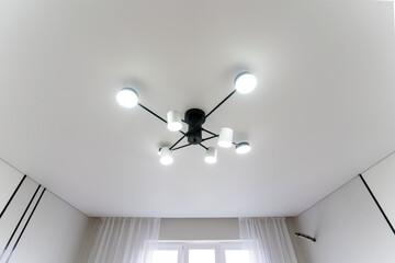 This modern ceiling light beautifully enhances interiors with its bright illumination while adding...