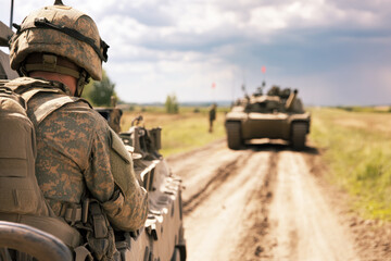 Canadian soldier military army in camouflage uniform at conflict war