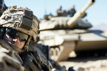 Canadian soldier military army in camouflage uniform at conflict war