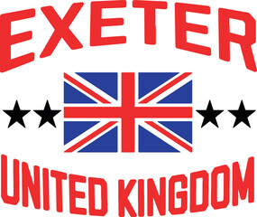 Exeter United Kingdom Vector