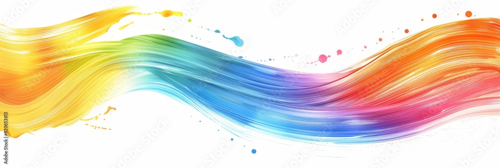 Poster a vibrant and colorful abstract wave design thats ideal for use as backgrounds or artistic projects 