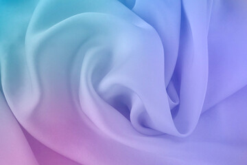 流れのあるシルクサテン