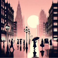 city, street, people, architecture, urban, building, walking, town, london, business, buildings, new york, office, crowd, walk, house, busy, travel, paris, skyline, sunset, sky, cityscape, silhouette,