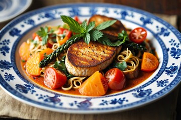 meat with vegetables