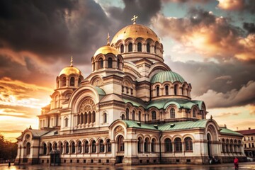 Obraz premium Alexander Nevsky Cathedral in Sofia, Bulgaria