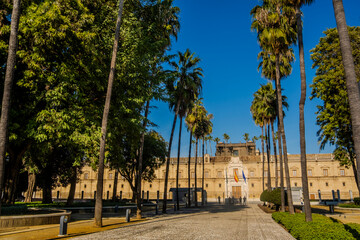 Andalusian Parliament, (Parlamento de Andalucía) in Seville, Spain