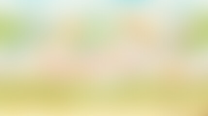 Abstract blurred image of an outdoor scene with soft pastel colors, creating a dreamy and serene atmosphere