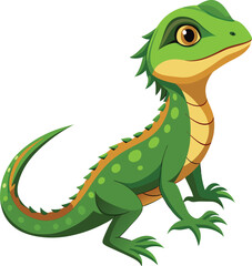 realistic a lizard Vector Art 