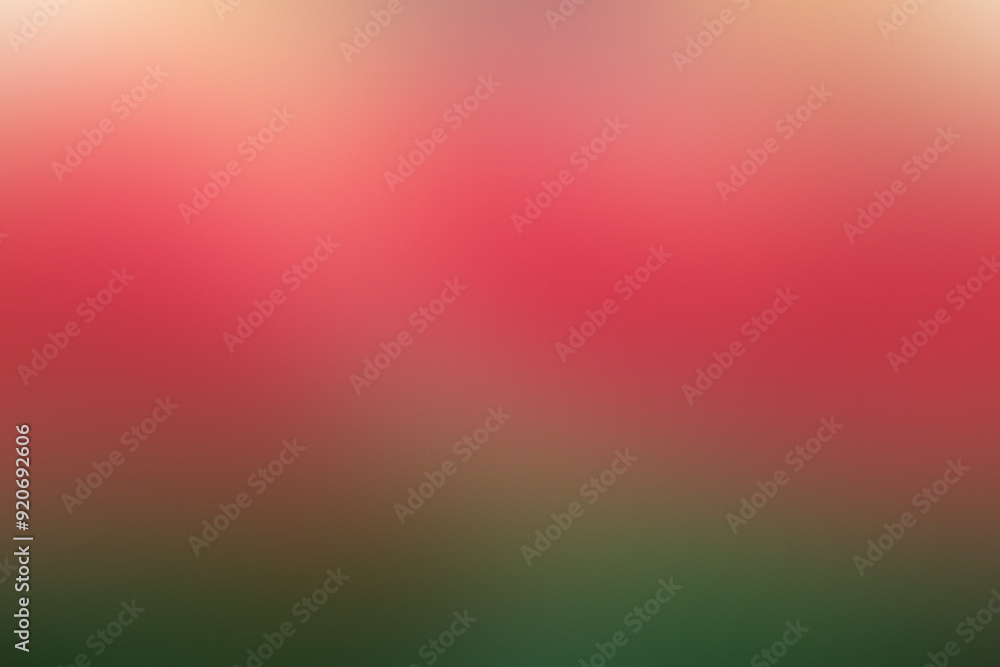 Aufkleber smooth red green gradient background with a blur effect