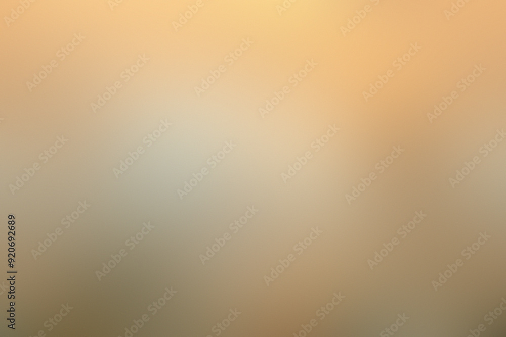 Aufkleber smooth blue orange gradient background with a blur effect