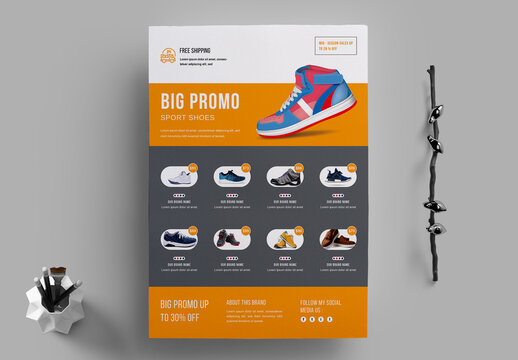 Shoes Catalogue Product Promo Flyer