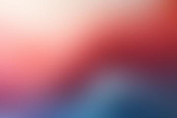 Soft gradients of red, pink, and blue create a serene and calming atmosphere, reminiscent of a beautiful sunset