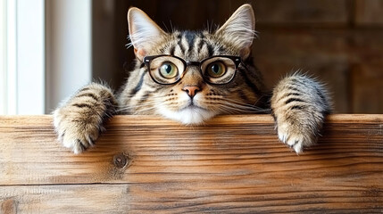 A knowledgeable cat teaches a classroom of eager students while holding chalk in its paws