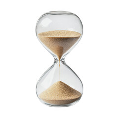 Plakat PNG Glass hourglass with sand in a quiet setting