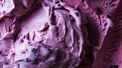 Obraz premium Ice cream commercial, macro food texture background design