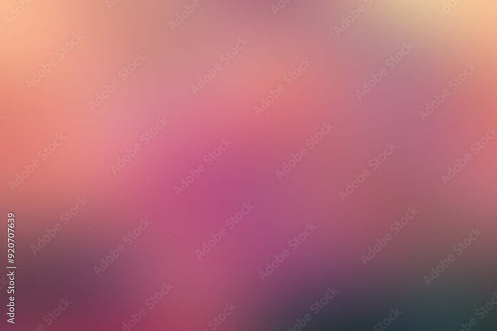 Aufkleber A beautiful blend of warm and cool colors creates an abstract view reminiscent of a sunset in a tranquil outdoor setting