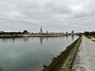 Obraz premium La Rochelle - Visit the magnificent city of La Rochelle on France's Atlantic coast - View of the marina