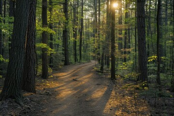 Fototapeta premium path in the woods