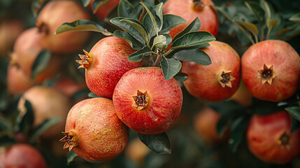 Turkey Izmir Province Foca Pomegranates growing