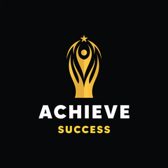 Success Career Logo Creative Vector Design