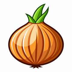 Onion art vector