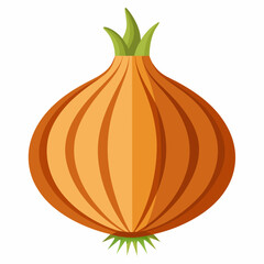 Onion art vector