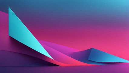 A minimalist 3D rendering of a gradient mesh background, with smooth transitions between colors and a sleek, modern look, perfect for a contemporary PPT cover.