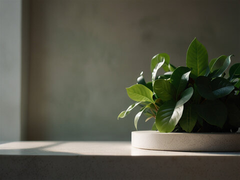 plant in a flowerpot 