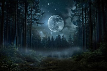 Naklejka premium Milky Way sphere orbits planet in abstract black background pattern Water drops on the planet in the dark, close-up. . Beautiful simple AI generated image in 4K, unique.