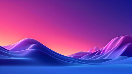 A minimalist 3D rendering of a gradient mesh background, with smooth transitions between colors and a sleek, modern look, perfect for a contemporary PPT cover.