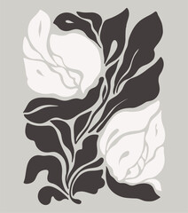 Hand drawn vector illustration. Drawn folk illustration flower groovy Y2K set. Vector posters in trendy retro psychedelic 2000s style. Aesthetic hippie. Girly cute design.