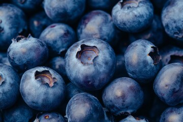 Obraz premium Duke Blueberry fruit background